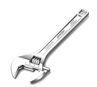 OUFEIJIA EUR Industrial-Grade Large Opening Adjustable Wrench Set, 8 to 24 Inch, Multi-Functional High Carbon Steel, Precise Scale(8 inch)