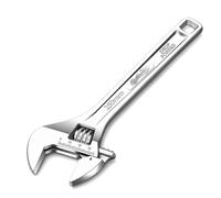 OUFEIJIA EUR Industrial-Grade Large Opening Adjustable Wrench Set, 8 to 24 Inch, Multi-Functional High Carbon Steel, Precise Scale(10 inch)