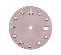 OUFEIJIA EUR Luminous Aircraft Dial for NH35/NH35a, 29mm Watch Face Plate, Daily Wear Accessory Watch Making Kit(Gray)