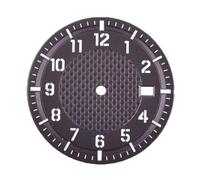 OUFEIJIA EUR NH35 Luminous Watch Dial, 34mm Business Casual Fit for NH35a NH36 Movement Watch Making Kit(Nero)