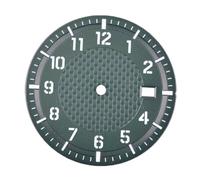 OUFEIJIA EUR NH35 Luminous Watch Dial, 34mm Business Casual Fit for NH35a NH36 Movement Watch Making Kit(Grn)