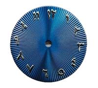 OUFEIJIA EUR NH35 NH36 Watch Dial 28.5mm, Arabic Numeral for Automatic Mechanical Movement Watch Making Kit(Blu)