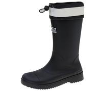 OUFEIJIA EUR Thick Sole Camping Boots Women's Mid-Calf Rain Waterproof Non-Slip Outdoor Wading with Drawstring Closure(Nero,7)