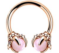 OUFER Helix Earring Horseshoe Earrings 18G Helix Piercing 316L Surgical Steel Helix Piercing Dragon Claws Circular Ring Cartilage Earring Body Piercing Jewellery