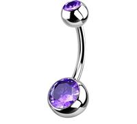 OUFER Titanium Belly Button Rings O-T-NR0027-PP10-IN