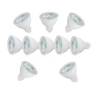 OUGEER MR16 LED Bulb 6W GU5.3 LED Light,60W MR16 Halogen Light Equivalent, Warm White 3000k MR16 LED Spotlight, 600 Lumen Non-dimmable AC220-240v (Pack of 10)