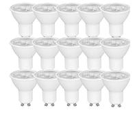 OUGEER Pack of 12 GU10 LED 5W 500 Lumens GU10 50W Halogen Equivalent Replacement Warm White 3000K,120° Beam Angle AC 220-240V NOT Dimmable GU10 Spot Light Bulb