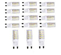 OUGEER Pack of 15 G9 LED Bulb 4W Equivalent 40W Warm White 3000K 400LM AC220-240V Non-Dimmable Ceramics