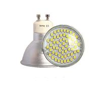 OUGEER Pack of 3 GU10 4W LED Cool White 6000K, AC 220-240V,400LM, 40Watt Replacement for Halogen Bulb with New Chip Technology,Non Dimmable