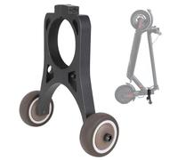OUGETHER Scooter Stand Holder,Folding Electric Scooter Handstand Stand Storage Bracket, for Xiaomi M365 1SPro Electric Scooter Handstand Stand Bracket for Ninebot F40 F30 F20 Auxiliary Wheel (Black)