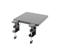 OUGIC Ergonomics Desk Extender Tray, 9.5"x9.1" Punch-Free Clamp on, Foldable Keyboard Drawer Tray, Table Mount Armrest Shelf, Computer Elbow Arm Support