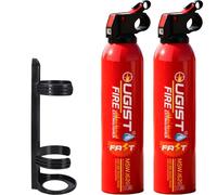 Ougist 2-Pack Fire Extinguishing Spray for Home, Kitchen, Car, Boats and Office - Small Portable 620ml ABC Water-Based Extinguishinger, Compact Design for Emergency Safety