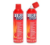 Ougist Fire Spray for Home Kitchen Car - 500ml 2 Pack Portable Fire Suppression Spray, Multi-Purpose A B C K Fire Safety Spray, Alternative to Fire Extinguisher Home Use