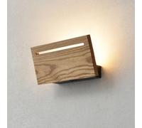 ouglres Wood Wall Light for Living Room, Led Wall Lamp for Bedroom Bed, Modern Wall Sconce with Switch,Wall Lamps Indoor for Hallway, Guest Room, Hotel, Bedside Lamp,8w,3000k Warm White, 1pcs
