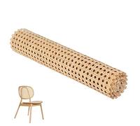OUGPIU Cane Rattan PE Webbing Roll, 1.5x0.4M Caning Material, Caning Mesh Rattan, Caning Woven Net, Cane Webbing Sheet, Open Mesh Cane