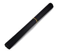 Ougual 50 Pieces Fiber Reed Diffuser Replacement Refill Sticks for Aroma Fragrance (Black, 30cmx3mm)