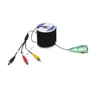 OUHFCASN 1000tvl Underwater Fishing Camera With Cable 6PCS 1W LED White Lamp Lights Fish Finder Camera Lens for Sea, Lake, Boat, and Kayak Fishing(10M)