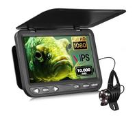 OUHFCASN 1080PHD Underwater Fishing Camera, 10000mAh Ice Fishing Finder For Ice Lake Boat Fishing for Sea, Lake, Boat, and Kayak Fishing(25m no DVR)