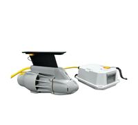 OUHFCASN 12-16V Underwater Thruster Set With Total Thrust 7.5LBS,1-3km/h High Speed Electric Paddleboard Fin Brushless Motor For Fishing Boats With Strong Thrust(2M)