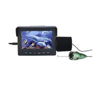 OUHFCASN 15M/30M 1000TVL Fish Finder Underwater Fishing Camera 4.3" LCD Monitor 6PCS 1W White LED Night Vision Camera for Sea, Lake, Boat, and Kayak Fishing(15M)