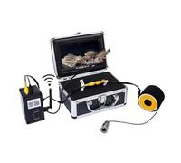 OUHFCASN 15M 30M 50M WIFI Fish Finder Video Camera 7 Inch LCD Monitor HD 1000TVL Underwater Ice Fishing Camera for Sea, Lake, Boat, and Kayak Fishing(15M Cable with DVR)