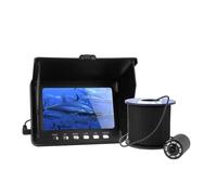 OUHFCASN 5 inch Color Monitor Underwater Fishing Camera 1080P IP68 with Sun Visor Wire Length 20m for Sea, Lake, Boat, and Kayak Fishing