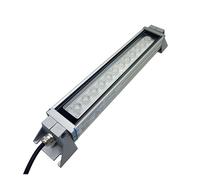 OUHFCASN 6W-30W LED Panel Tube Light IP67 Waterproof Workshop CNC Machine Tool Work Lamp with Spotlight Cup DC AC for Various Machine Tools(24W,AC 100V-250V)