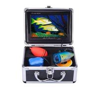 OUHFCASN 7 Inch HD 1000TVL Underwater Fish Finder Video Camera Kit 12 PCS White LEDs 15M Cable for Sea, Lake, Boat, and Kayak Fishing