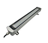 OUHFCASN 8W-50W LED Tri-Proof Panel Light DC AC CNC Machine Tools Garage Workshop Industrial Lighting IP67 Waterproof for Various Machine Tools(20w,DC 24V-36V)