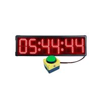 OUHFCASN Double Sided Race Clock 5/8 Inch Large LED Countdown Timer With Tripod Stand, Remote & Button Control, Sports Event Multi-scenario Use(8 Inch)