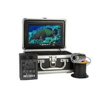 OUHFCASN IP68 Waterproof Underwater Fish Camera 7inch LCD Monitor Ice Fish Finder 12 LEDS Support Recording Video for Sea, Lake, Boat, and Kayak Fishing(7inch-50m-with DVR)
