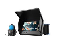 OUHFCASN Portable Fish Depth Finder Water Handheld 1080P 4.3 Inch LCD Underwater 220° Fishing Camera With Night Vision for Sea, Lake, Boat, and Kayak Fishing(15m)