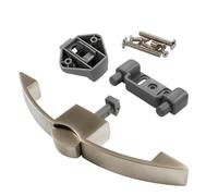 OUHFCASN RV Door Handle 160mm Hole Distance Camper Car Push Lock RV Caravan Boat Cabinet Locks Handle Home Drawer Latch Button Locks Caravan Motorhome for RVs & Trailers, Camper Entry(160-PN)