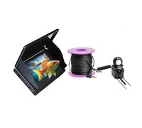 OUHFCASN Underwater Fishing Camera 4.3 Inch IPS Monitor Ice Fish Finder 220° Video Fish Cam Night Vision for Sea, Lake, Boat, and Kayak Fishing(15M)