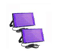 OUHFCASN UV LED Light, 1/2Pack 300W 216 LED UV Flood Light Ultraviolet Stage Lamp 395nm Fluorescent UV Black Light DJ Disco Party Stage Backlight for UV Gel Nail and Ultraviolet Curing(2Packs 300W)