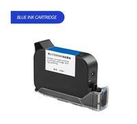 OUHFCASN Wide Coding Applications 2588+ High Adhesion Solvent Quick Drying Cartridges For 12.7MM Inkjet Printers With Unencrypted Color Cartridges Lightweight and Convenient(Blue ink cartridge)