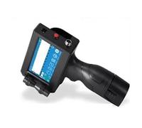 OUHFCASN Wide Coding Applications 28 Language Date Number Logo Expiry Date Label Plastic Carton Hand Jet Handheld Thermal Inkjet Printer Lightweight and Convenient(Printer 1premium ink)