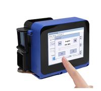 OUHFCASN Wide Coding Applications Portable Mini Split Printer 12.7mm Handheld Inkjet Printer Non-encrypted QR Barcode Image Logo Date Coding Machine Lightweight and Convenient(With 1 ink)