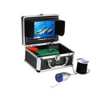 OUHFCASN Winter Fish Fidner Underwater Fishing Camera 7 Inch 1000TVL IP68 Waterproof 15M 30M 50M For Ice/Sea/River Fishing for Sea, Lake, Boat, and Kayak Fishing(30M with DVR)
