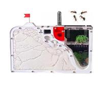OUHKDM Acrylic Ant Farm Kit with Foraging Box, Removable Lid for Easy Access, Ideal for Ant Observation, Breeding, Habitat Learning and Education(S12)