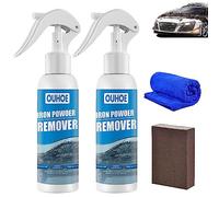 OUHOE Iron Powder Remover, Car Rust Removal Spray, RustOut Instant Remover Spray, Iron Powder Remover for Car (100ml, 2pcs)