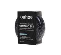 Ouhoe Organic Bamboo Charcoal Shampoo Bar for Deep Cleansing, Nourishment & Hair Repair Boost Volume, Reduce Hair Loss & White Hair, Gentle Daily ...