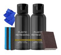 Ouhoe Plastic Refreshing, Plastic Revitalizing Coating Agent, Nano Car Scratch Repair Spray, Automotive Interior Cleaning Agent, Plastic Parts Refurbish Agent for Car Quick Restorer (2Pcs,30ml)