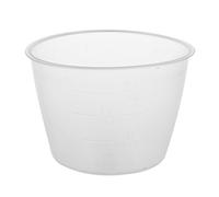 OUHUAN Plastic 120ml Electric Cooker Rice Measuring Cup 2pcs Clear White