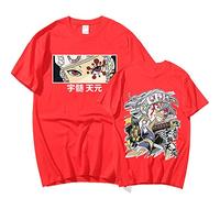 OUHZNUX Anime Demon Slayer T-Shirt Men Women T Shirt Anime Tengen Uzui Eyes Manga Tee Shirt Cosplay Tops Streetwear T-Shirts Oversized XXS-3XL