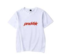 OUHZNUX Classic T-shirt PartyNextDoor 4 Logo Short Sleeve T-shirt Cotton Crew Neck Hip Hop Singer Printed T-shirt Casual Sports Short Sleeve Shirt XS-3XL-White||XS