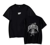 OUHZNUX Cotton T-Shirt Nf Hope T-Shirt Rapper Print T-Shirt Unisex Pattern Casual Korte Mouw T-Shirt Hip-Hop T-Shirt XS-3XL-Black||XXL