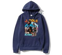 OUHZNUX Hoodie J Cole Rapper Music Album Black Pullover Mens Hip Hop Streetwear Hoodie Men Women Trend Personality Sports Long Sleeves XS-4XL