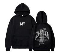 OUHZNUX Hoodie Rapper NF Hope Tour Hoodie Long Sleeve Pullover Street Hip Hop Clothing Women's Men's Hooded Sweatshirt World Tour XS-3XL-Black||XXL