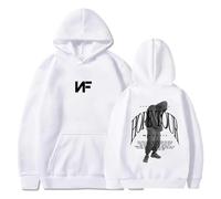 OUHZNUX Hoodie Rapper NF Hope Tour Hoodie Long Sleeve Pullover Street Hip Hop Clothing Women's Men's Hooded Sweatshirt World Tour XS-3XL-White||M